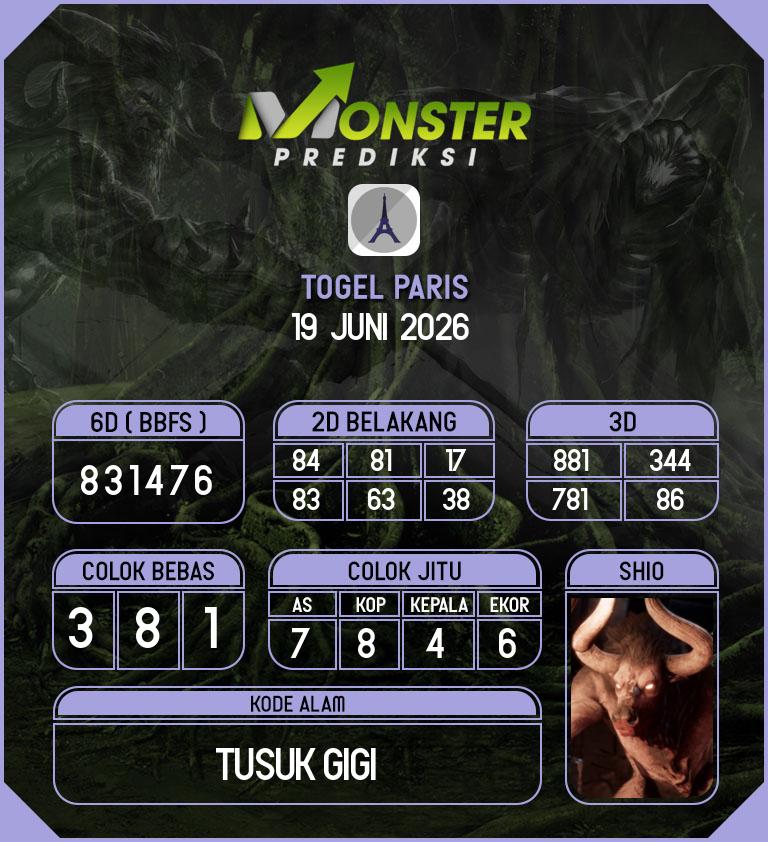 Kode-Monster-Paris-Hari-Jumat-19-Juni-2026