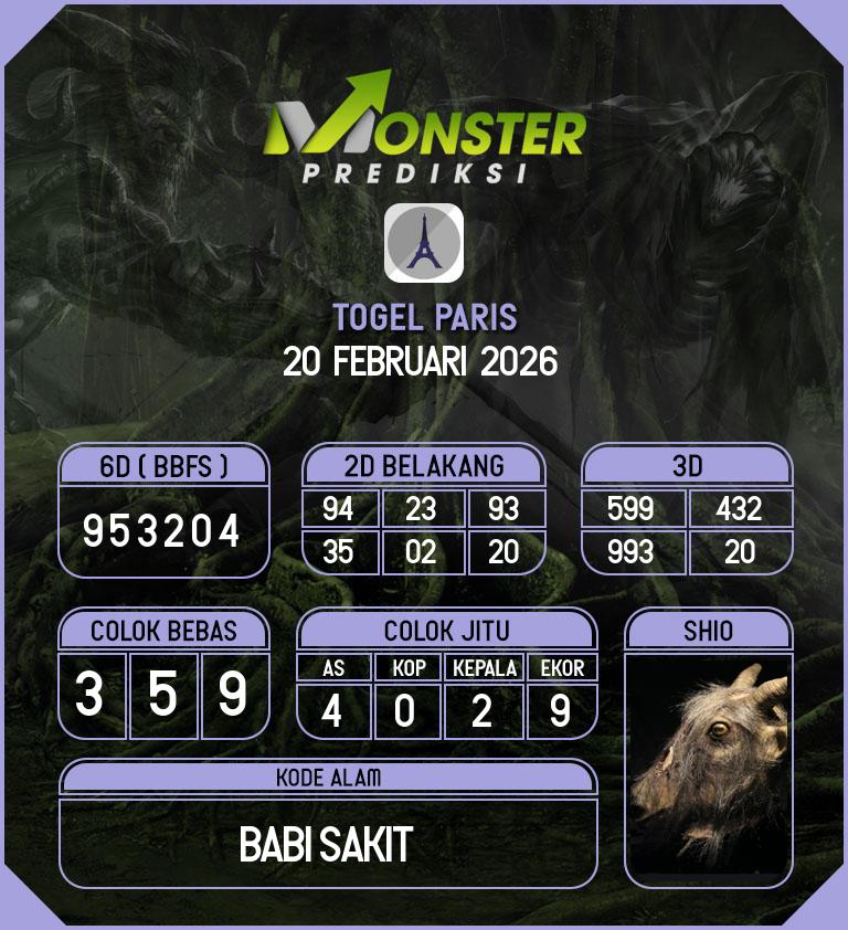 Kode-Monster-Paris-Hari-Jumat-20-Februari-2026