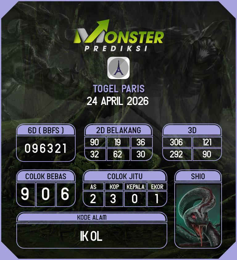 Kode-Monster-Paris-Hari-Jumat-24-April-2026