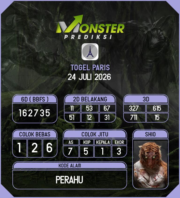 Kode-Monster-Paris-Hari-Jumat-24-Juli-2026