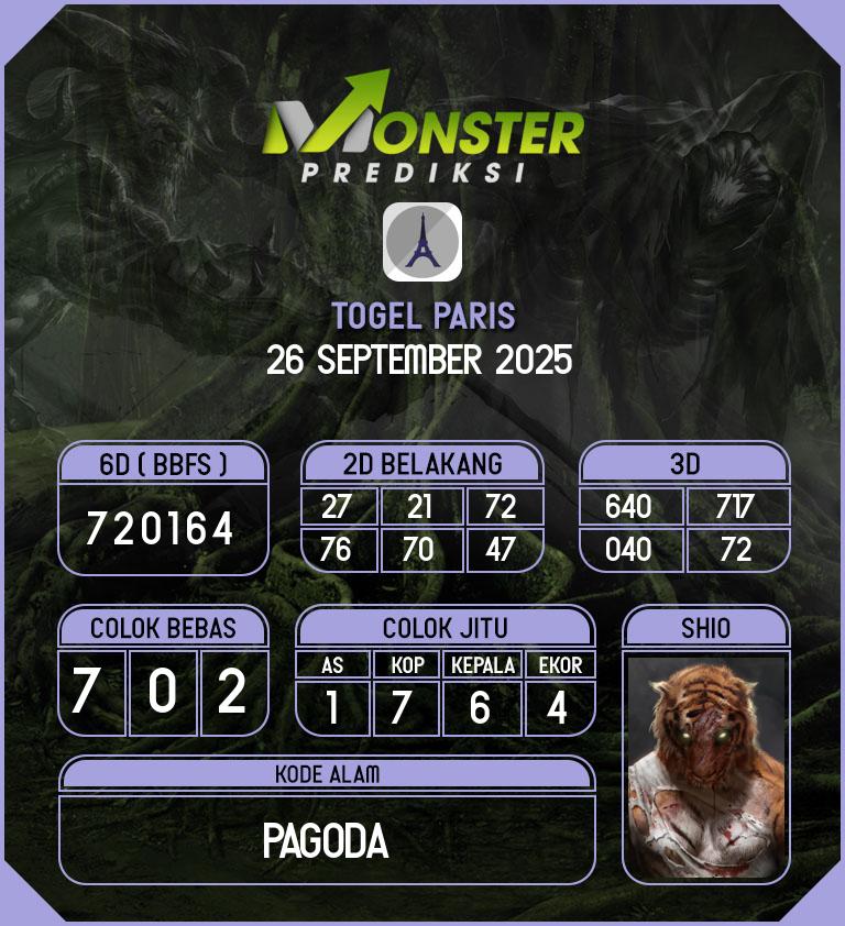 Kode-Monster-Paris-Hari-Jumat-26-September-2025