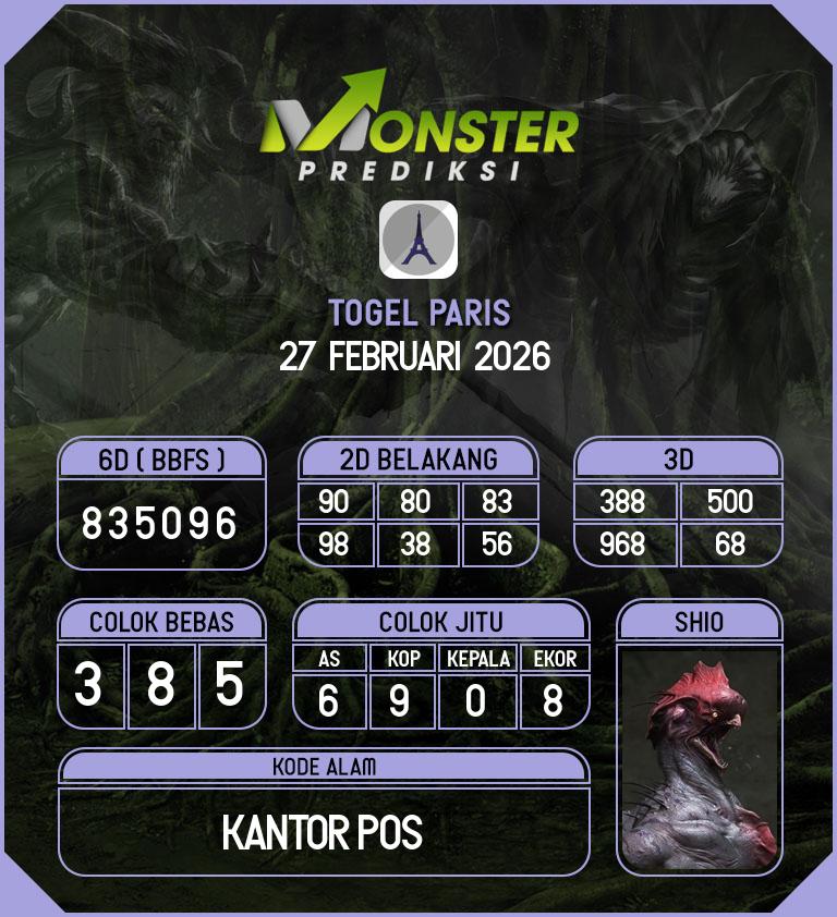 Kode-Monster-Paris-Hari-Jumat-27-Februari-2026