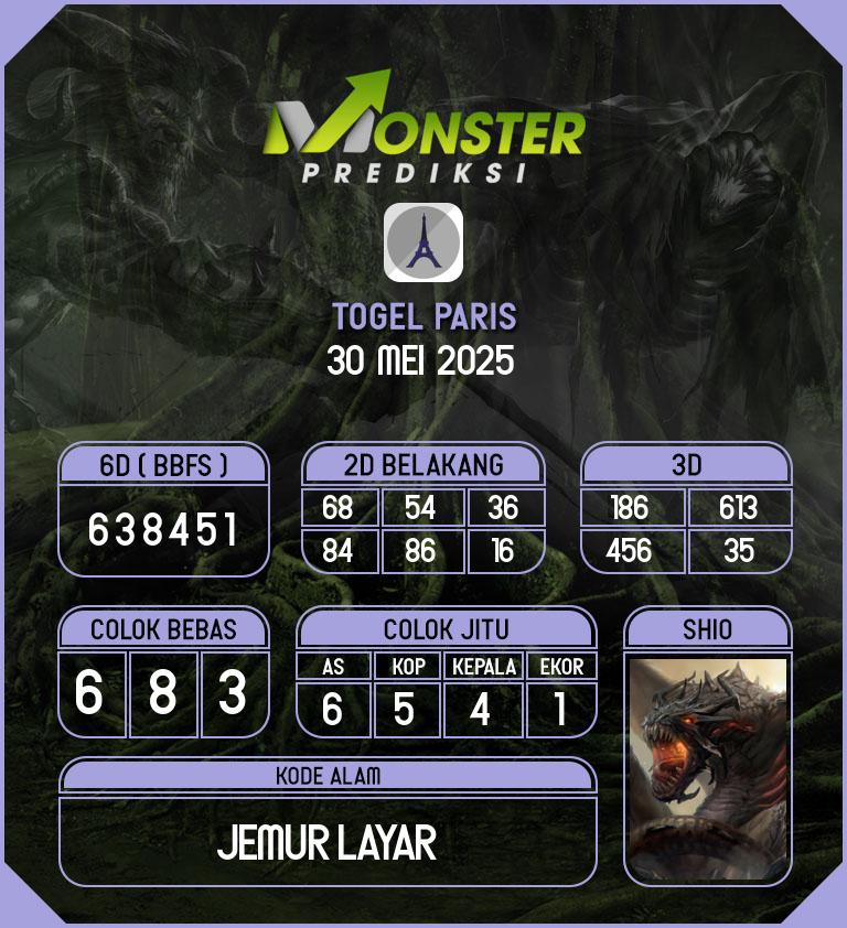 Kode-Monster-Paris-Hari-Jumat-30-Mei-2025