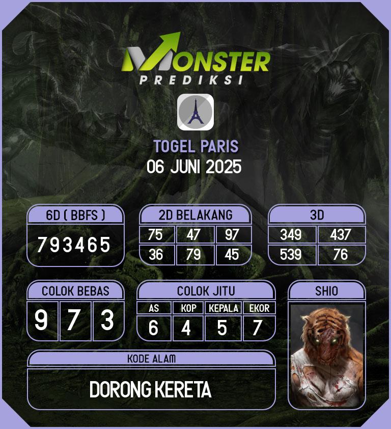 Kode-Monster-Paris-Hari-Jumat-6-Juni-2025