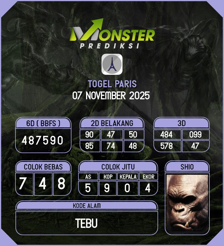 Kode-Monster-Paris-Hari-Jumat-7-November-2025