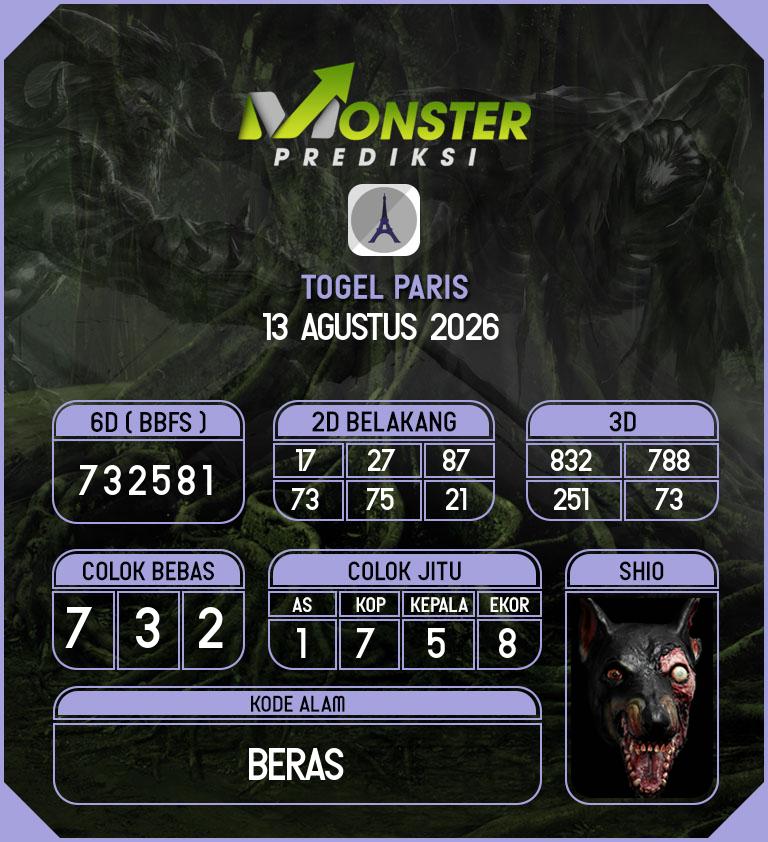 Kode-Monster-Paris-Hari-Kamis-13-Agustus-2026