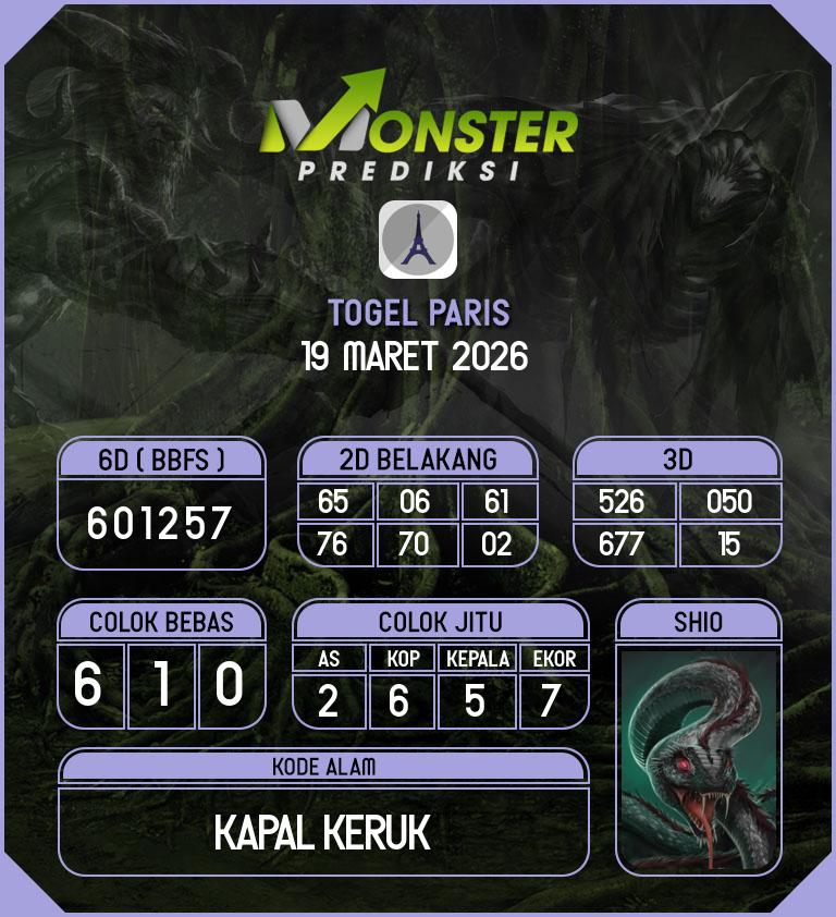 Kode-Monster-Paris-Hari-Kamis-19-Maret-2026