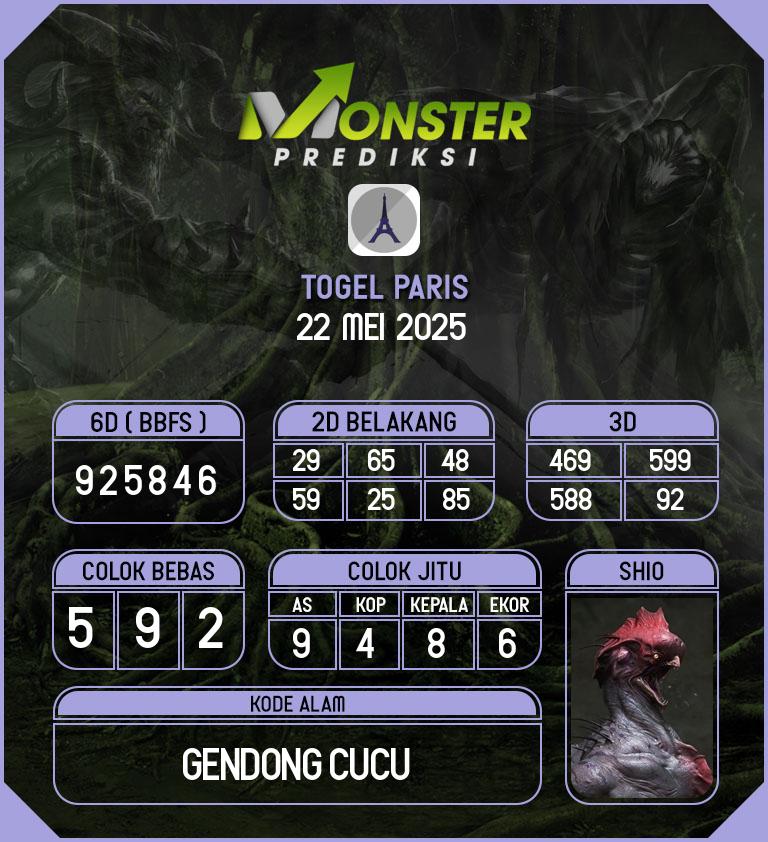 Kode-Monster-Paris-Hari-Kamis-22-Mei-2025
