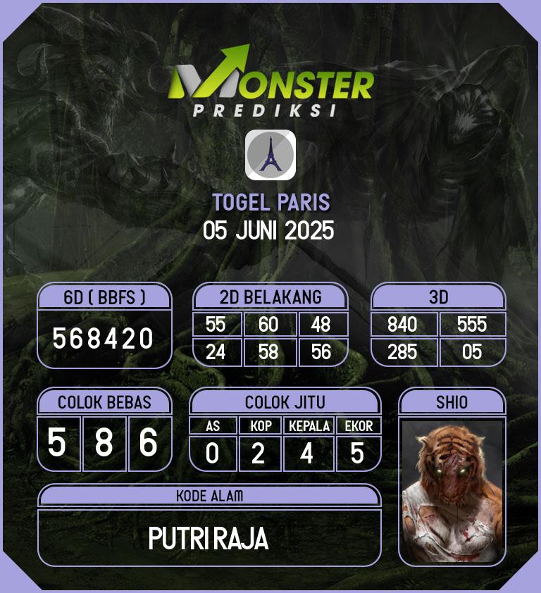 Kode-Monster-Paris-Hari-Kamis-5-Juni-2025