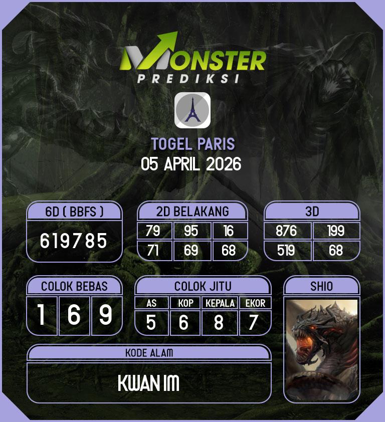 Kode-Monster-Paris-Hari-Minggu-5-April-2026