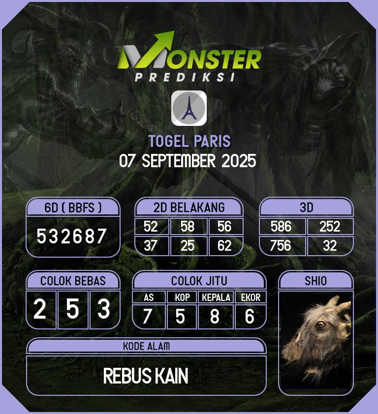 Kode-Monster-Paris-Hari-Minggu-7-September-2025