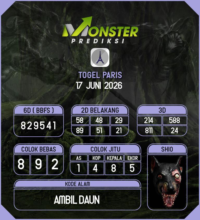 Kode-Monster-Paris-Hari-Rabu-17-Juni-2026