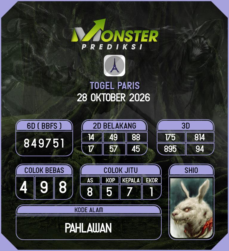 Kode-Monster-Paris-Hari-Rabu-28-Oktober-2026