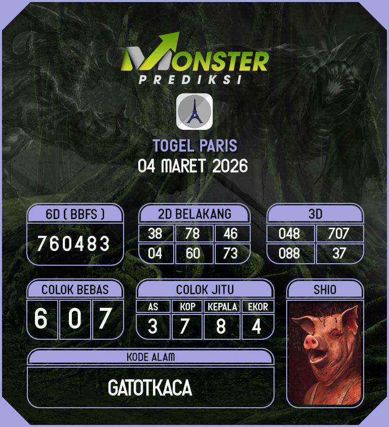 Kode-Monster-Paris-Hari-Rabu-4-Maret-2026