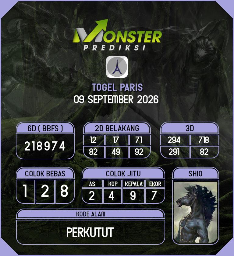 Kode-Monster-Paris-Hari-Rabu-9-September-2026