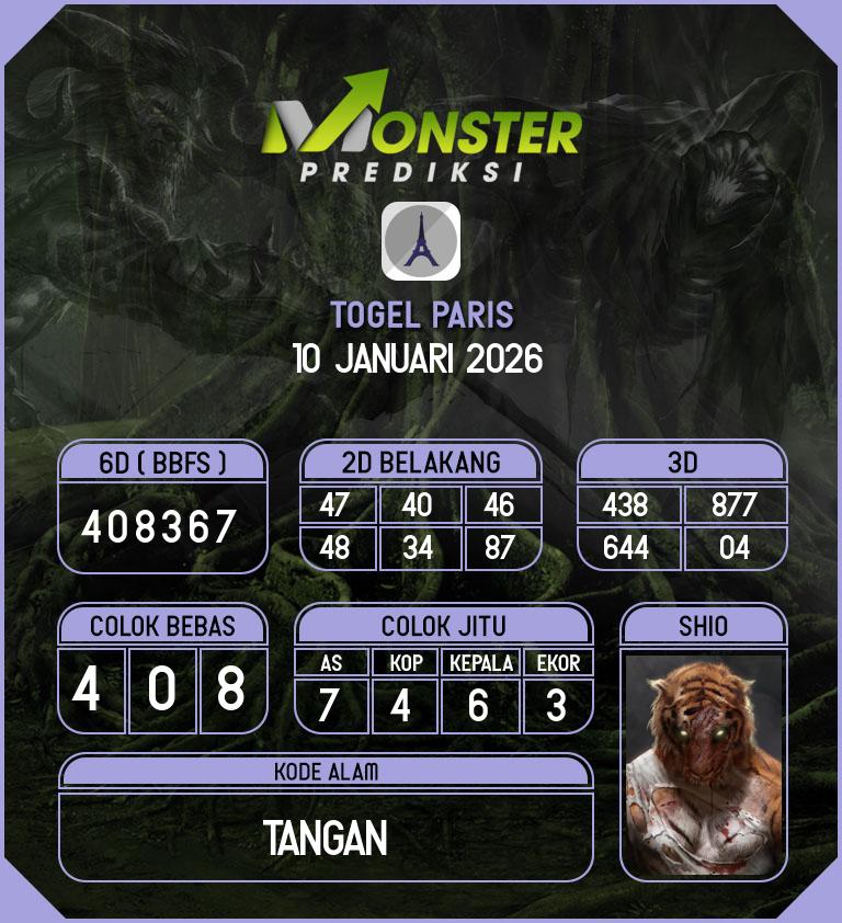 Kode-Monster-Paris-Hari-Sabtu-10-Januari-2026