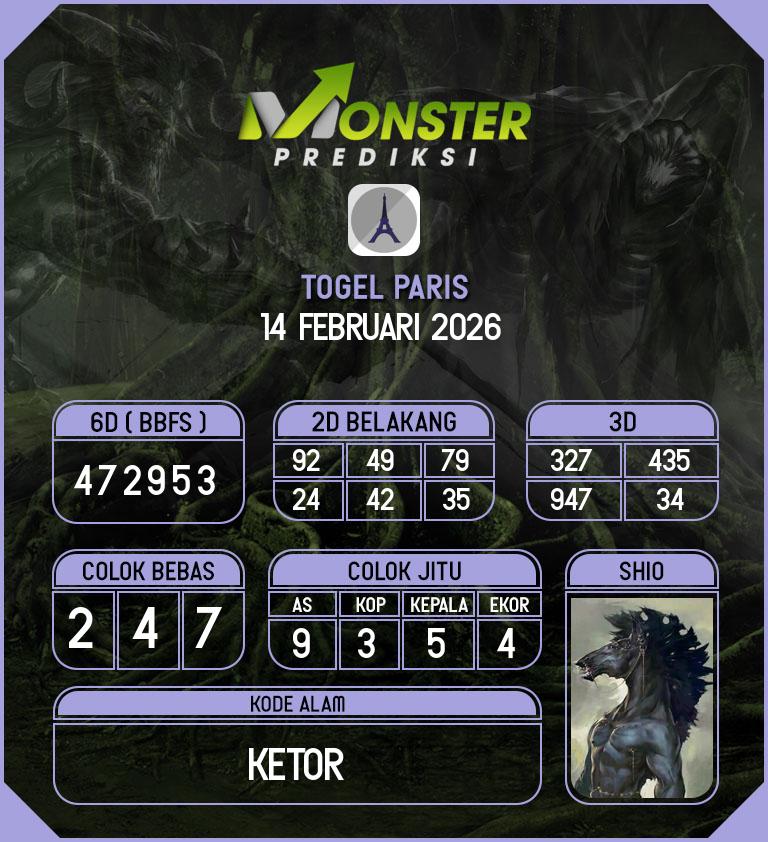 Kode-Monster-Paris-Hari-Sabtu-14-Februari-2026