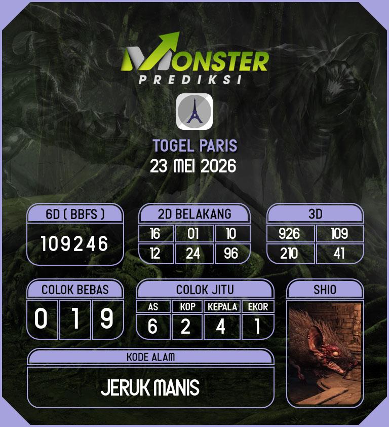 Kode-Monster-Paris-Hari-Sabtu-23-Mei-2026