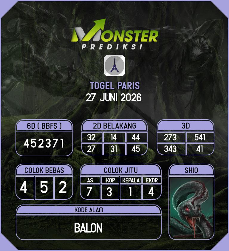 Kode-Monster-Paris-Hari-Sabtu-27-Juni-2026