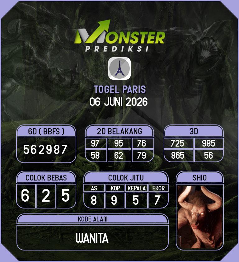Kode-Monster-Paris-Hari-Sabtu-6-Juni-2026