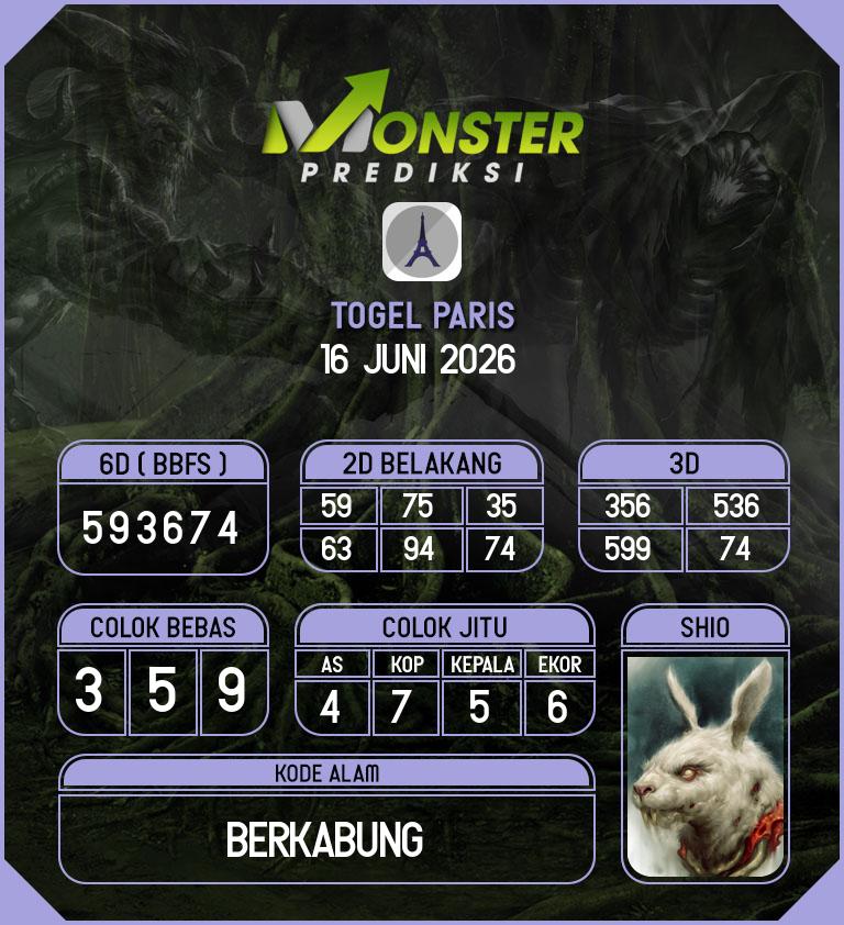 Kode-Monster-Paris-Hari-Selasa-16-Juni-2026