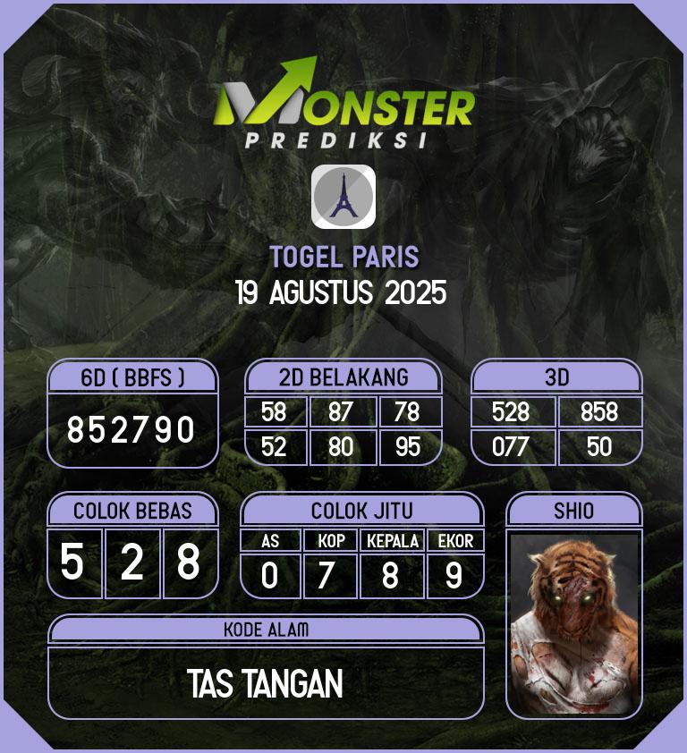 Kode-Monster-Paris-Hari-Selasa-19-Agustus-2025