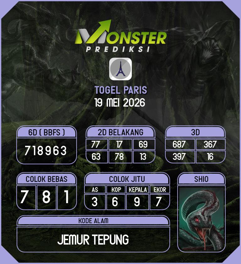 Kode-Monster-Paris-Hari-Selasa-19-Mei-2026