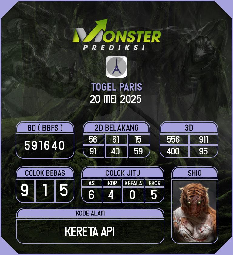 Kode-Monster-Paris-Hari-Selasa-20-Mei-2025