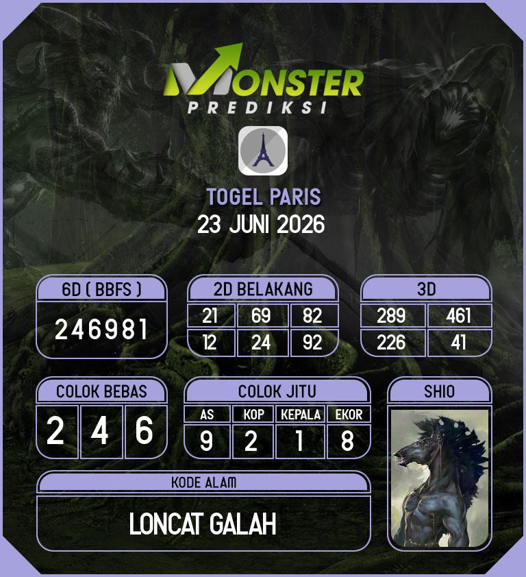 Kode-Monster-Paris-Hari-Selasa-23-Juni-2026