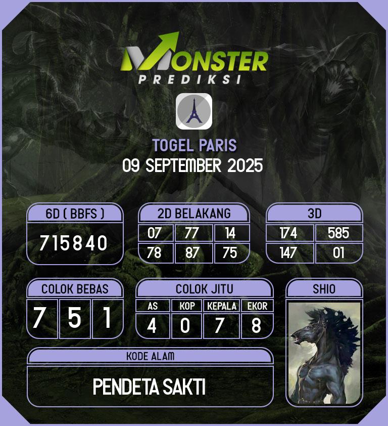 Kode-Monster-Paris-Hari-Selasa-9-September-2025
