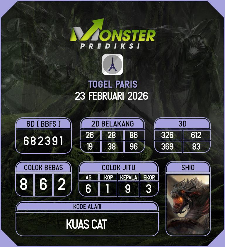 Kode-Monster-Paris-Hari-Senin-23-Februari-2026