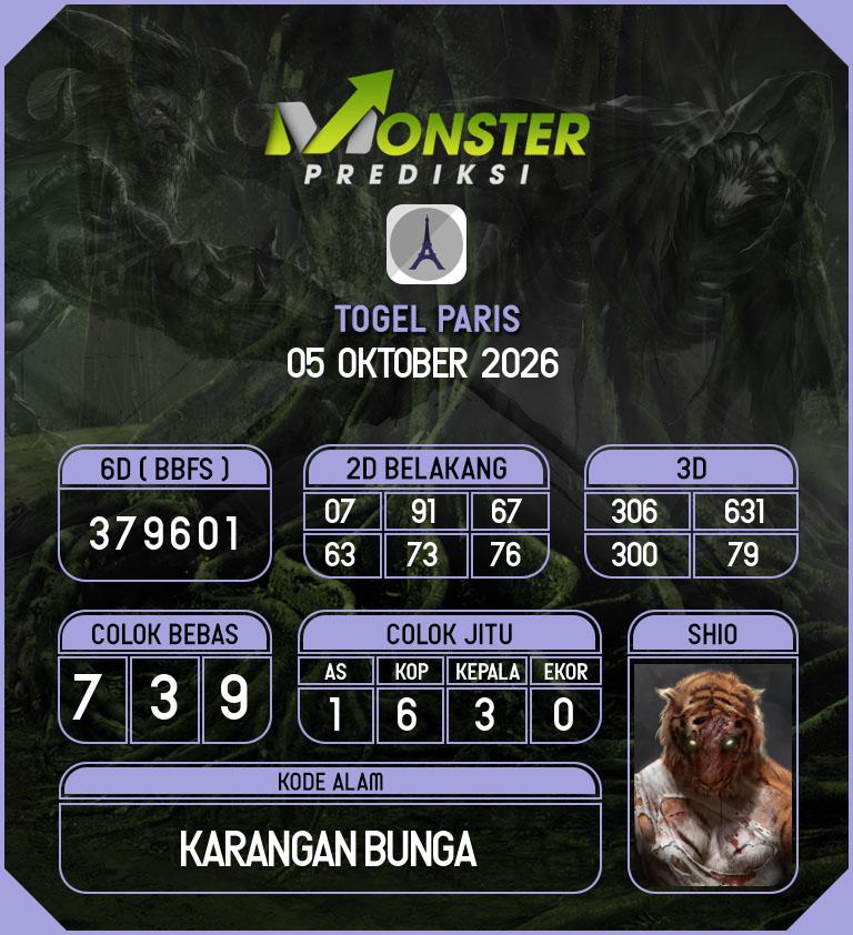 Kode-Monster-Paris-Hari-Senin-5-Oktober-2026