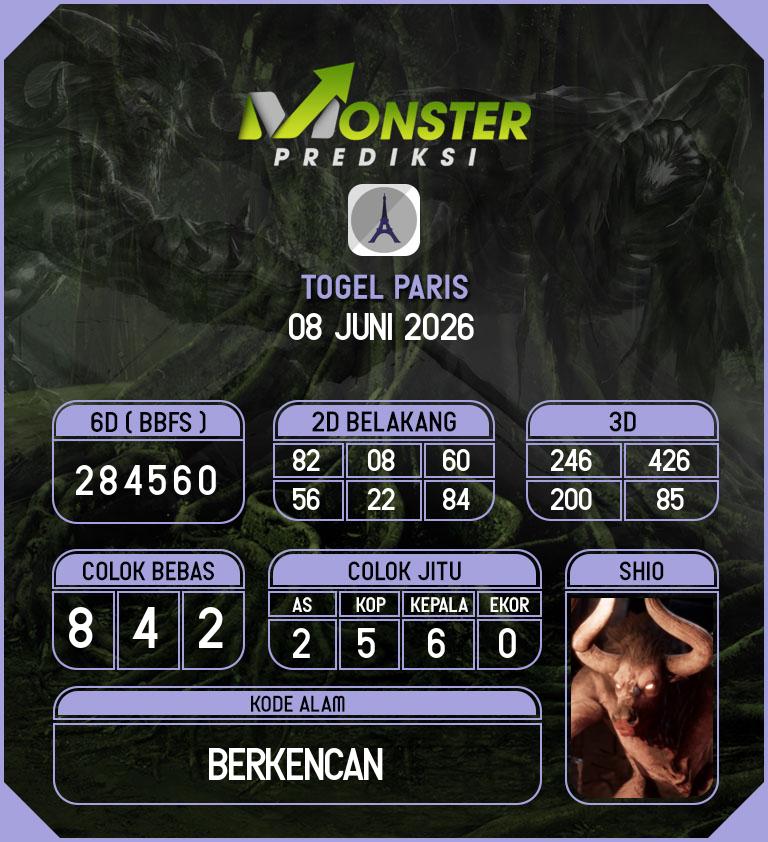 Kode-Monster-Paris-Hari-Senin-8-Juni-2026