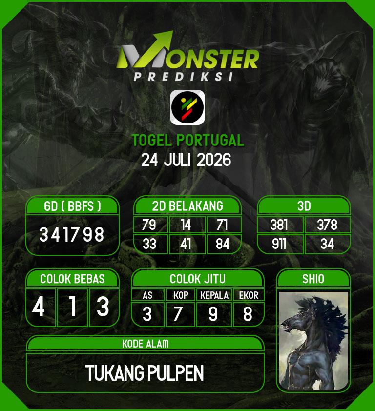 Kode-Monster-Portugal-Hari-Jumat-24-Juli-2026