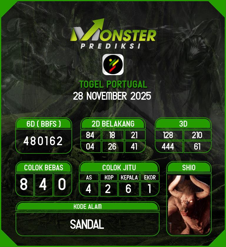 Kode-Monster-Portugal-Hari-Jumat-28-November-2025