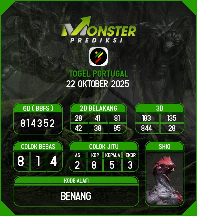 Kode-Monster-Portugal-Hari-Rabu-22-Oktober-2025