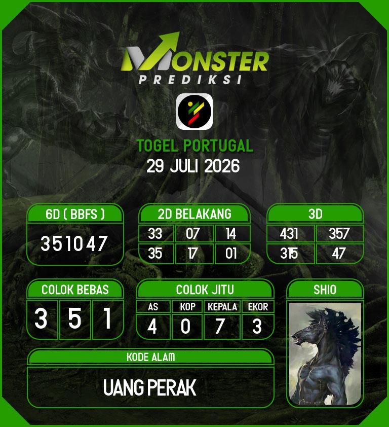 Kode-Monster-Portugal-Hari-Rabu-29-Juli-2026