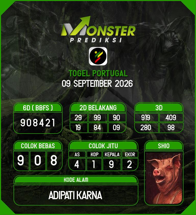 Kode-Monster-Portugal-Hari-Rabu-9-September-2026