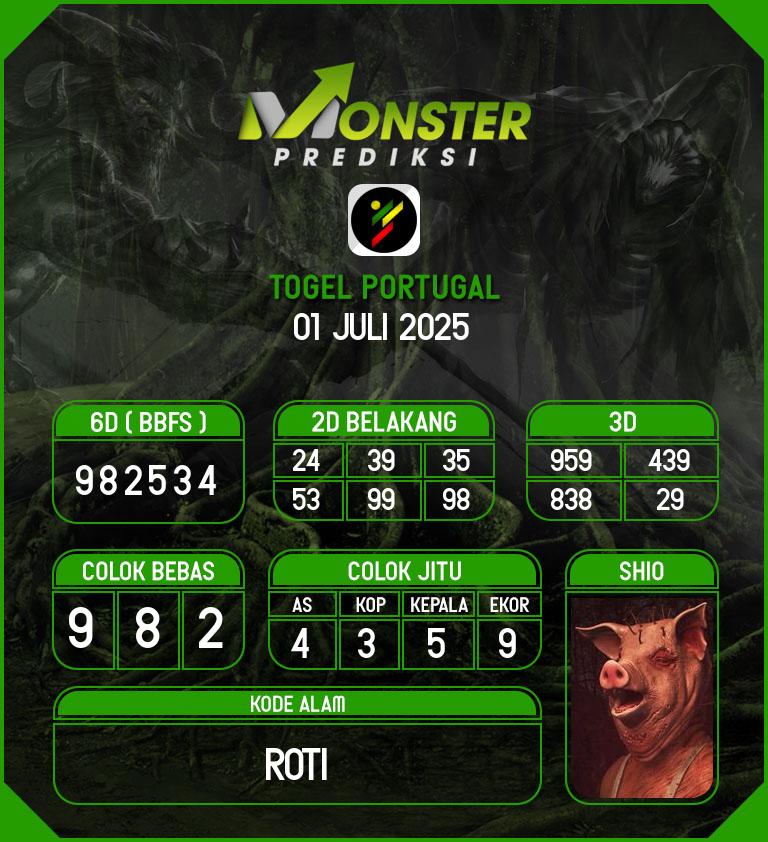 Kode-Monster-Portugal-Hari-Selasa-1-Juli-2025