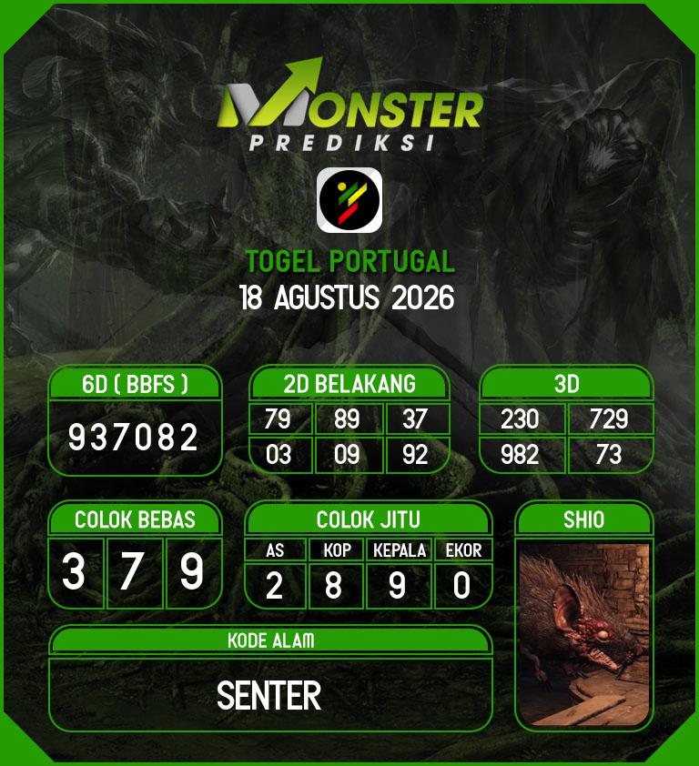Kode-Monster-Portugal-Hari-Selasa-18-Agustus-2026