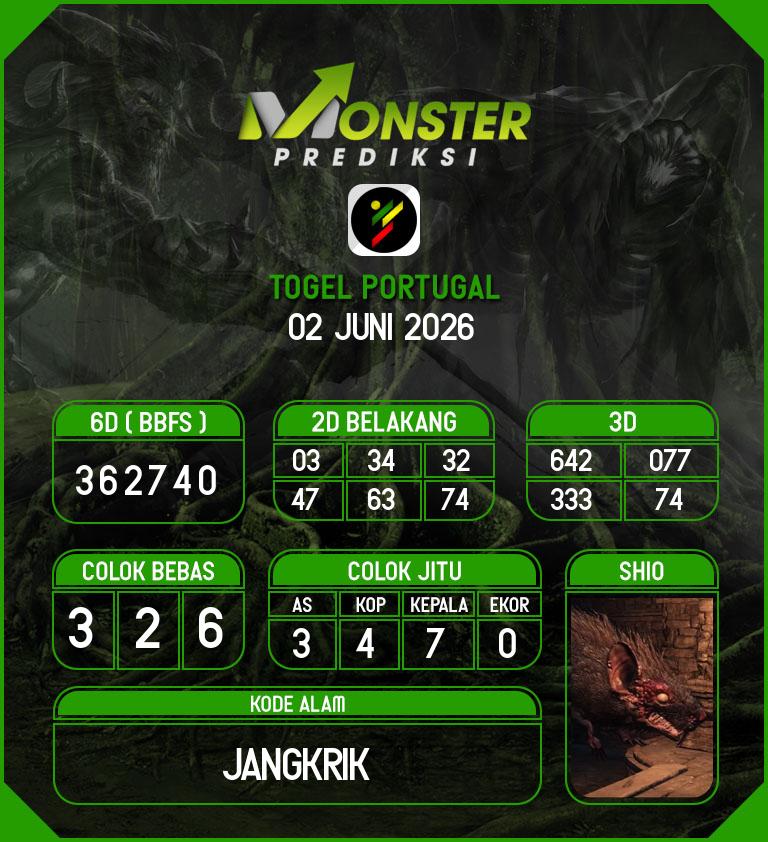 Kode-Monster-Portugal-Hari-Selasa-2-Juni-2026