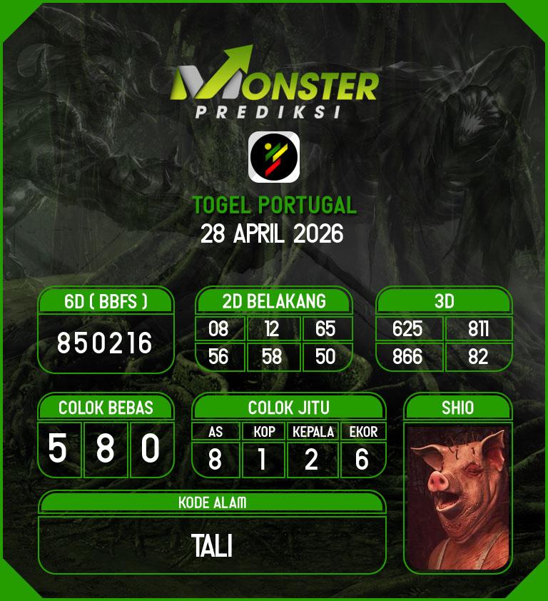 Kode-Monster-Portugal-Hari-Selasa-28-April-2026
