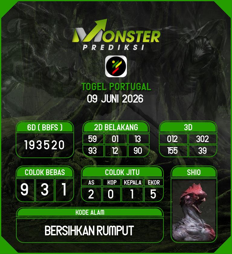 Kode-Monster-Portugal-Hari-Selasa-9-Juni-2026