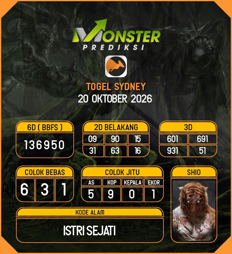 Kode-Monster-SDY-Hari-Selasa-20-Oktober-2026