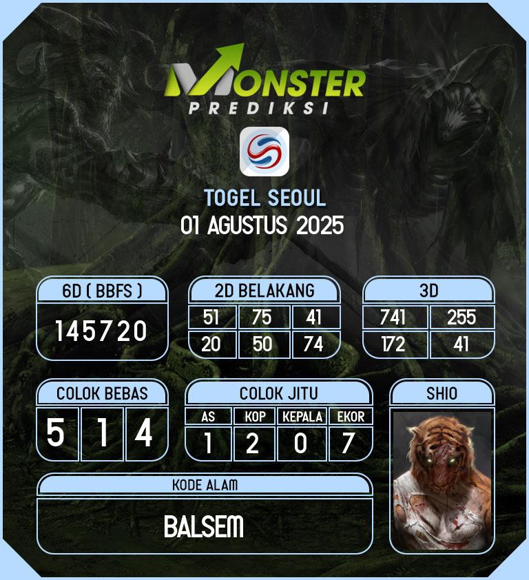Kode-Monster-Seoul-Hari-Jumat-1-Agustus-2025