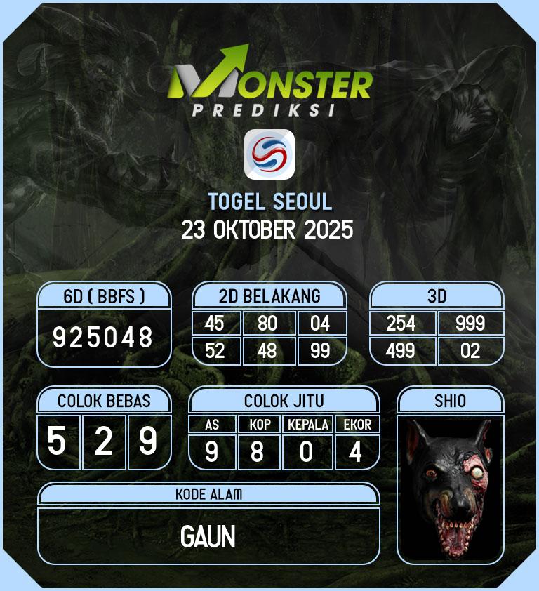 Kode-Monster-Seoul-Hari-Kamis-23-Oktober-2025