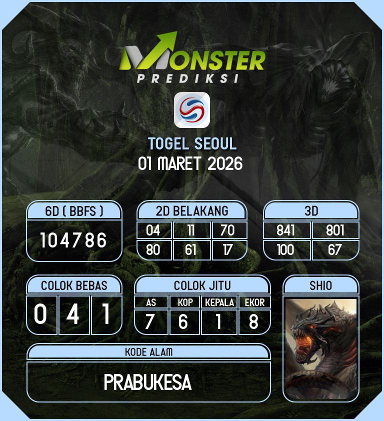 Kode-Monster-Seoul-Hari-Minggu-1-Maret-2026