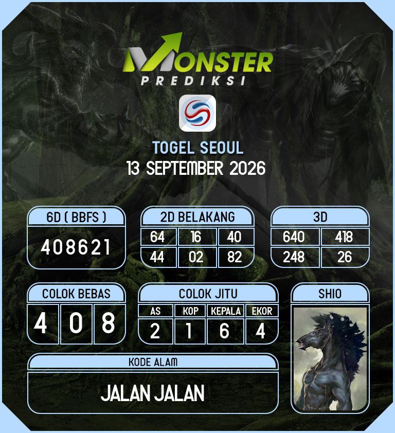 Kode-Monster-Seoul-Hari-Minggu-13-September-2026