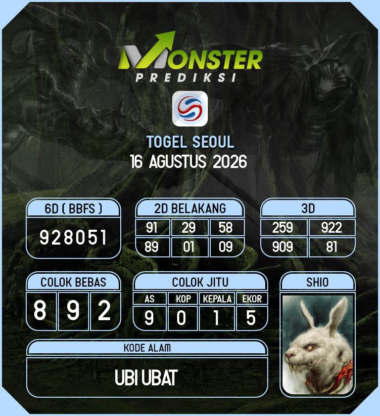 Kode-Monster-Seoul-Hari-Minggu-16-Agustus-2026
