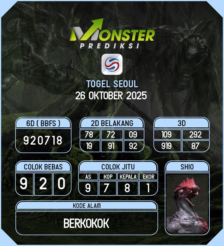 Kode-Monster-Seoul-Hari-Minggu-26-Oktober-2025